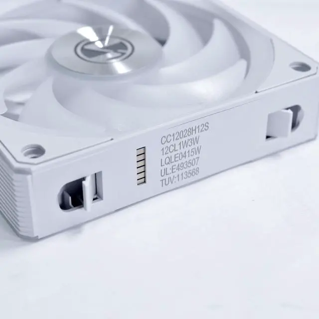 Alt view image 5 of 7 - Lian Li UNI Fan CL120 ARGB 120mm PWM Fans - Triple Pack (Reverse Blade) - 2.4 GHz Wireless Signal RGB & PC Case Fans Control - Daisy-Chain - Controller Included and Required - White (12RCL1W3W)