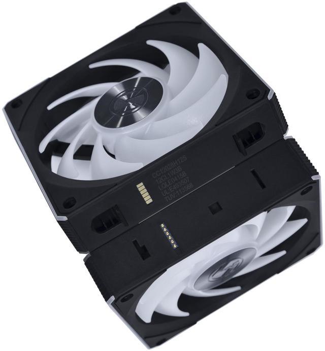 Alt view image 3 of 8 - Lian Li UNI Fan CL120 ARGB PWM Fan - Single Pack - 2.4 GHz Wireless Signal RGB & PC Case Fans Control - 28mm FDB - Daisy-Chain - Low Noise - Controller NOT Included & Required - Black (12CL1W1B)