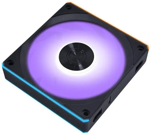 Alt view image 5 of 8 - Lian Li UNI Fan CL120 ARGB PWM Fan - Single Pack (Reverse Blade) - 2.4 GHz Wireless Signal RGB & PC Case Fans Control - Daisy-Chain - Low Noise - Controller NOT Included &Required - Black (12RCL1W1B)