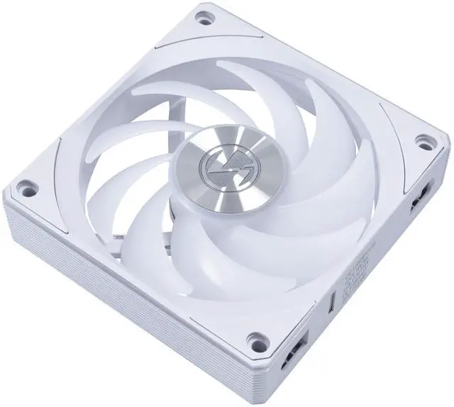 Alt view image 4 of 8 - Lian Li UNI Fan CL120 ARGB PWM Fan - Single Pack (Reverse Blade) - 2.4 GHz Wireless Signal RGB & PC Case Fans Control - Daisy-Chain - Low Noise - Controller NOT Included &Required - White (12RCL1W1W)
