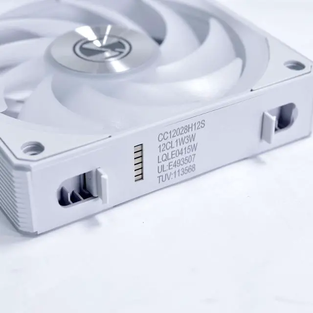 Alt view image 4 of 7 - Lian Li UNI Fan CL120 ARGB 120mm PWM Fans - Triple Pack - 2.4 GHz Wireless Signal RGB & PC Case Fans Control - Daisy-Chain - Dual Light Zones - FDB - Controller Included & Required - White (12CL1W3W)