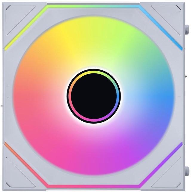 Alt view image 2 of 7 - Lian Li UNI Fan SL-Infinity Wireless - 120 Single Pack - 2.4 GHz Wireless Signal Control - ARGB Fan - Double Infinity Mirror - Low Noise - Controller NOT Included & Required - White (12SLIN1W1W)