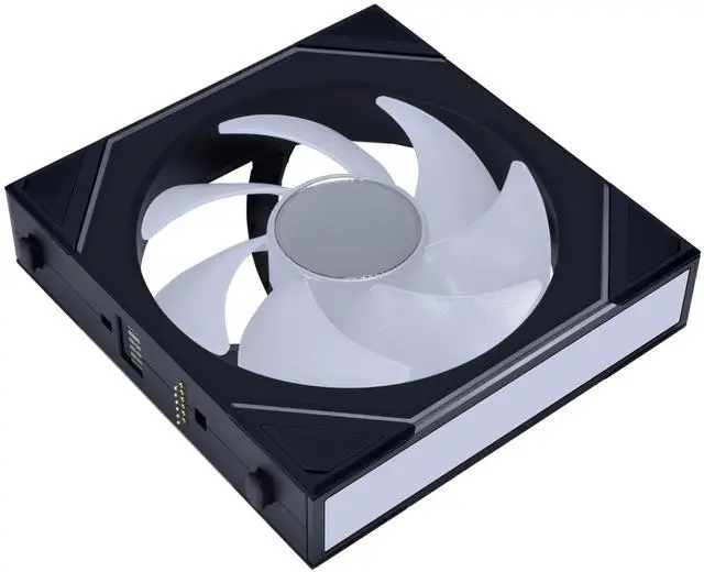 Alt view image 2 of 7 - Lian Li UNI Fan SL-Infinity Wireless - 120 Single Pack - 2.4 GHz Wireless Signal Control - ARGB Fan - Double Infinity Mirror - Low Noise - Controller NOT Included & Required - Black (12SLIN1W1B)
