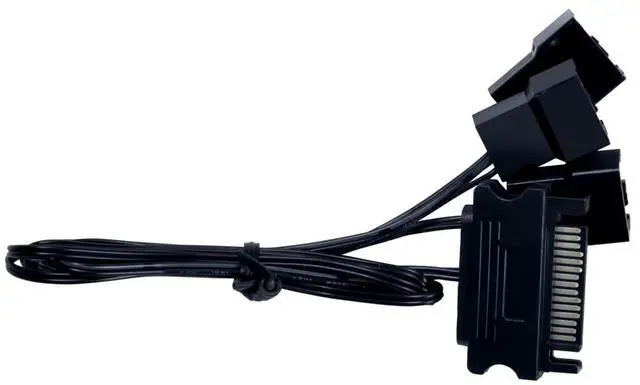 Alt view image 6 of 7 - Lian Li UNI Fan SL-Infinity Wireless 120 - Triple Pack (Reverse Blade) - 2.4 GHz Wireless Signal ARGB Fan Control - Double Infinity Mirror - Low Noise - Controller Included - Black (12RSLIN1W3B)
