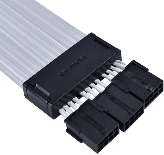 Alt view image 6 of 7 - Lian Li Strimer Wireless 3x8-Pin (PW12-1W) - Addressable RGB Power Cable - 2.4 GHz Wireless Control with 410mm; 16.14 Inch length - Light Guides - Wireless Controller NOT Included & Required