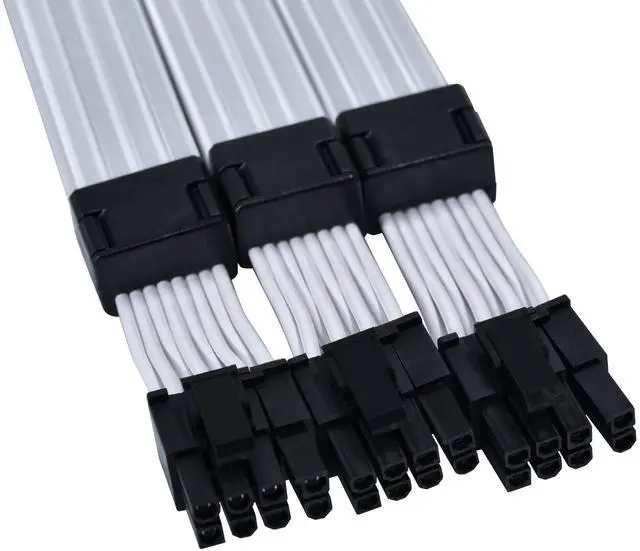 Alt view image 7 of 7 - Lian Li Strimer Wireless 3x8-Pin (PW12-1W) - Addressable RGB Power Cable - 2.4 GHz Wireless Control with 410mm; 16.14 Inch length - Light Guides - Wireless Controller NOT Included & Required