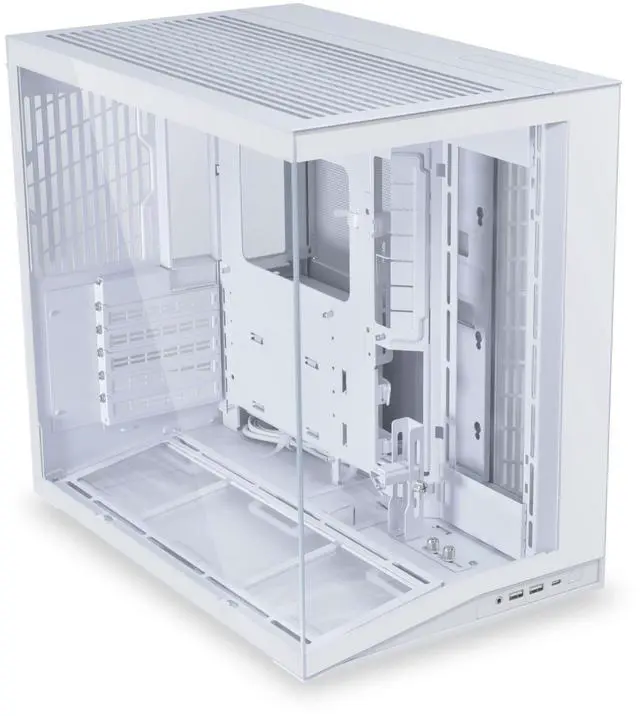 Main image of LIAN LI O11D MINI V2 | Compact ATX Mid-Tower Airflow Computer Case | Panoramic View | Fully Ventilated Airflow | Adjustable I/O | Pillar-Less | Cable Management | White  (O11DMIV2W)
