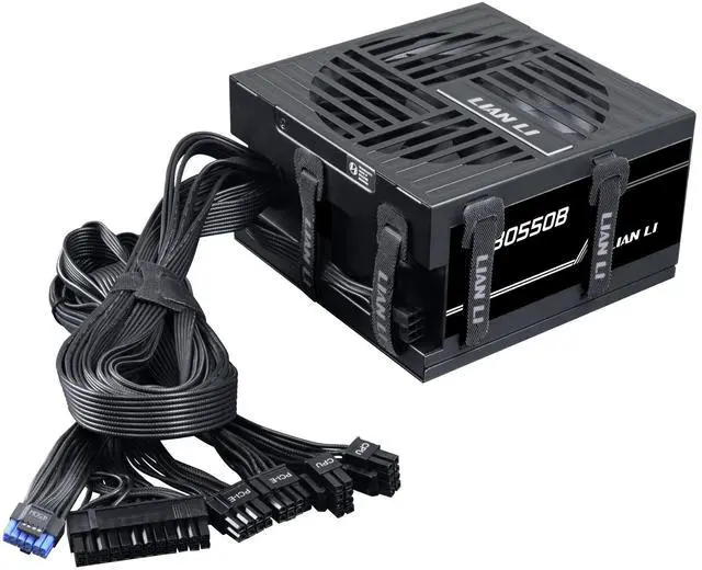 Main image of Lian Li RB550 80 Plus Bronze Non Modular - Low-Noise ATX 550 Watt Power Supply  - Cable Management -  135mm Larger Fan - Black (RB0550B)