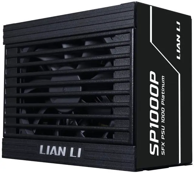 Alt view image 2 of 7 - Lian Li SP1000 Platinum - 1000 Watt SFX Form Factor Power Supply with 12V-2x6 Cable - ATX 3.1 & PCIE 5.1 Compliant - Full Modular - 100% Japanese 105C Capacitors - Black (SP1000P.B)