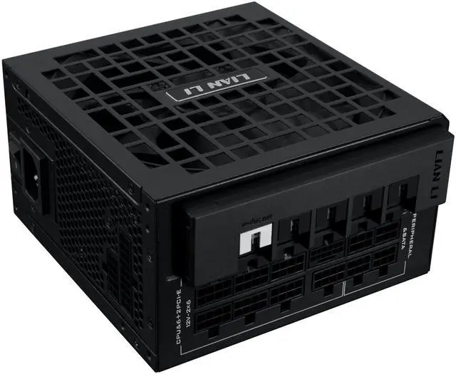 Alt view image 2 of 7 - Lian Li RS1000X - Rotational Shift Fully Modular ATX Power Supply - 1000W (USB Hub Included) - 80 Plus Gold Efficiency - ATX 3.1 & PCIe 5.1 Compliant - Easy Cable Management - Black (RS1000G.BH)