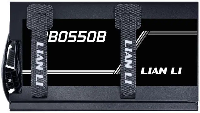 Alt view image 3 of 5 - Lian Li RB550 80 Plus Bronze Non Modular - Low-Noise ATX 550 Watt Power Supply  - Cable Management -  135mm Larger Fan - Black (RB0550B)