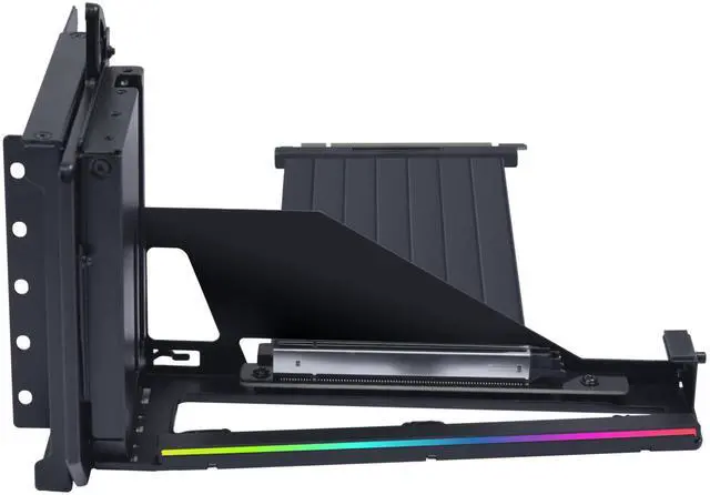 Alt view image 4 of 7 - Lian Li Multi-Direction Vertical GPU Bracket V4 - Premium Gen 5 Riser Cable PCI-E 5.0, PCIe 3.0/4.0 Compatible, Adjustable Position - (VG4v4 Black)