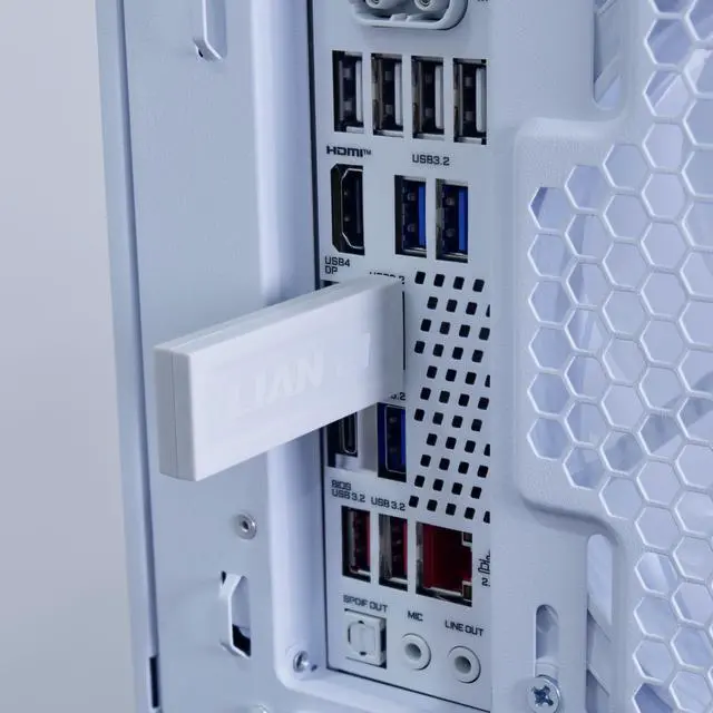 Alt view image 2 of 3 - Lian Li UNI Fan L-Wireless Controller for Computer Fans, Works with SL-Infinity, CL Wireless, SL & TL Wireless, Strimer Wireless, and Hydroshift II - White