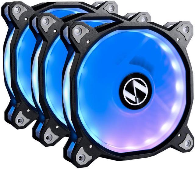 Main image of Lian Li  Bora Series, 120 RGB LED, 120mm High Performance Individually Addressable RGB LED PWM Case Fan ----------BORA120-3  B (3-pack)   1 year warranty