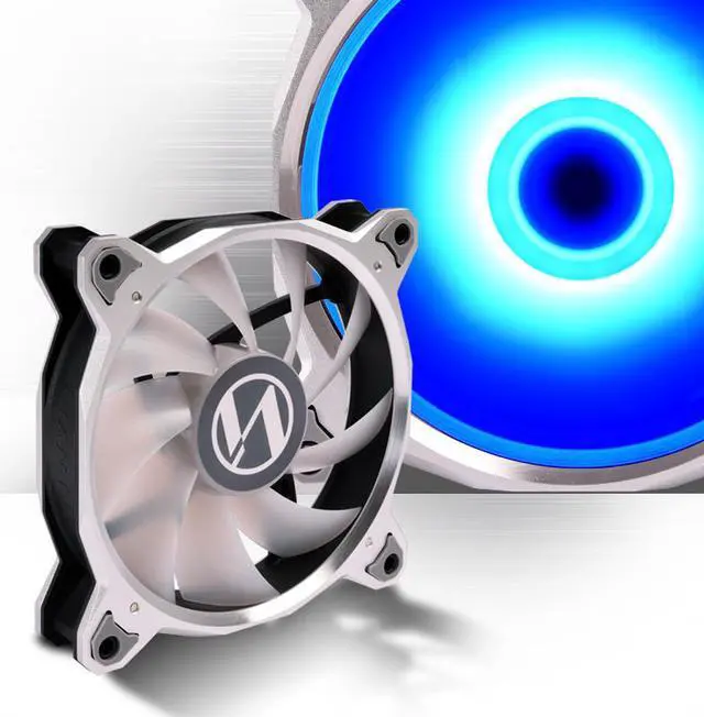 Alt view image 4 of 7 - LIAN LI BORALITE Series RGB BORALITE120-3A S, 120mm  LED PWM Fan, 3 FANS Pack - Silver Frame  (LEDs Powered by Motherboard 4 PIN Headers. No LEDs Controller Included)--1 Year Warranty