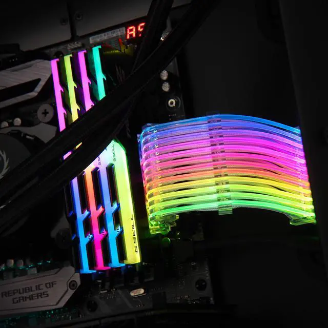 Alt view image 5 of 18 - LIAN LI STRIMER 24 Pins Addressable RGB Power extension cable---- Strimer 24 Pins (1Year Warranty)