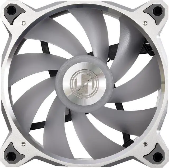 Alt view image 7 of 7 - LIAN LI BORA DIGITAL Series RGB BR DIGITAL-3R S, 120mm Addressable RGB LED PWM Fan, 3 FANS Pack - Silver Frame