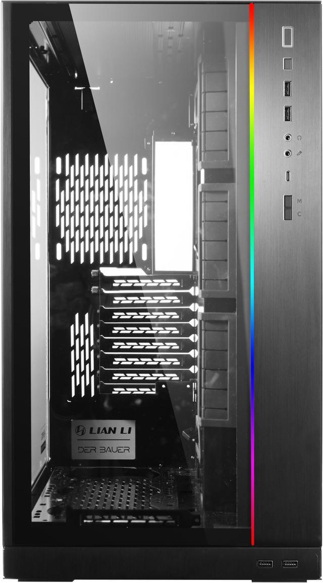 Alt view image 8 of 9 - LIAN LI O11 Dynamic XL ROG Certificated - Black Color, Tempered Glass on the Front, and Left Side, E-ATX , ATX Full Tower Gaming Computer Case, O11D XL-X