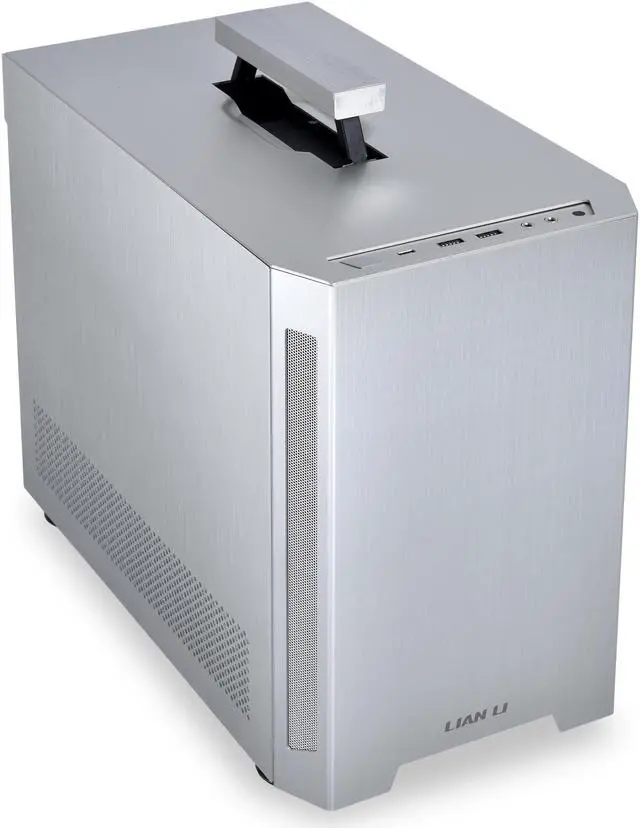 Alt view image 4 of 14 - LIAN LI TU150 Aluminum ITX Case - Silver Color - TU150A