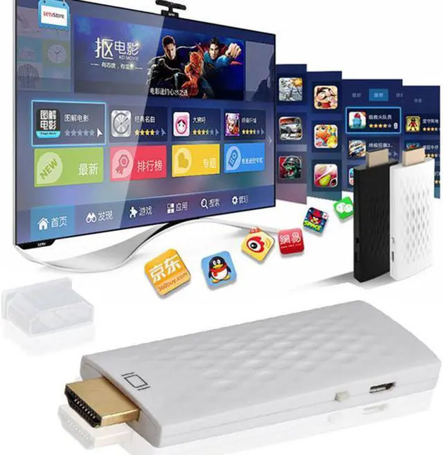 Alt view image 5 of 6 - Top Deals Wireless AirPlay Miracast HDMI Adapter TV Stick Dongle WIFI Display
