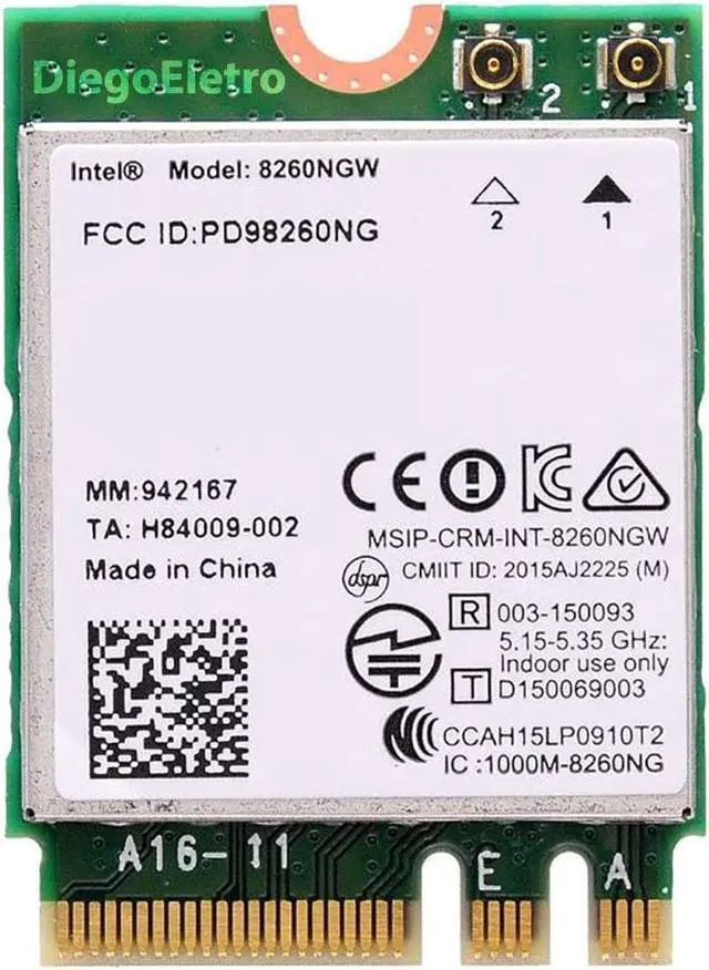 Alt view image 11 of 18 - Intel Dual Band Wireless-AC 8260 (8260.NGWMG)