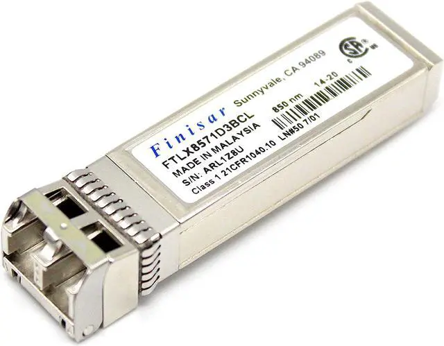 Main image of Finisar FTLX8571D3BCL 10GBASE-SR/SW SFP+ Transceivers