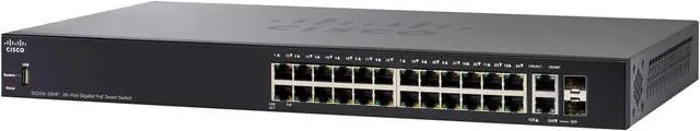 Alt view image 5 of 14 - Cisco Sg250-26Hp 26-Port Gigabit Poe Smart Switch
