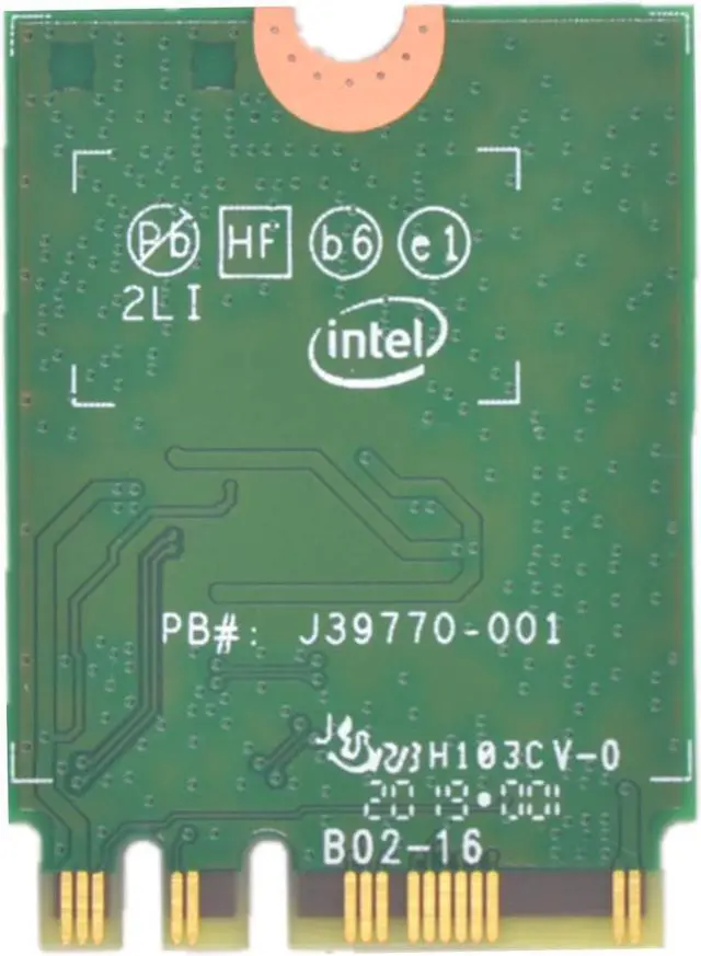 Alt view image 2 of 7 - 9260NGW WiFi Card,Dual Band Wireless- 9260AC AC 9260 NGFF WiFi Card M.2 NGFF 2.4/5GHz(160Mhz) Bluetooth 5.0 Wireless WiFi Card 1.73Gbps Gigabit