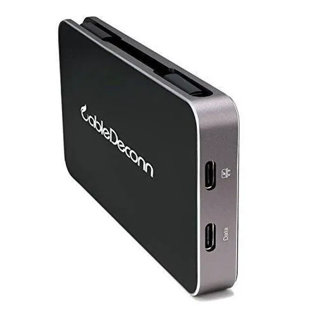 Alt view image 3 of 7 - USB-C to Hub,CableDeconn 8 in 1 Digital Multi-port USB-C to HDMI/VGA/Displayport Output USB-C PD PC 2 USB 3.0 Ports Cable Adapter for 2017 Macbook Pro