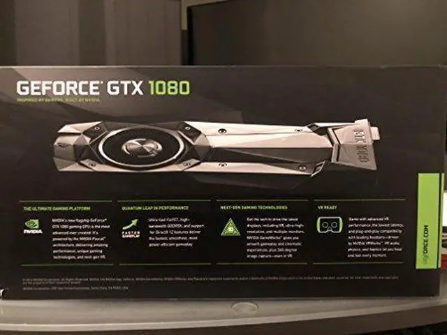Alt view image 2 of 2 - NVIDIA GEFORCE GTX 1080 FOUNDERS EDITION