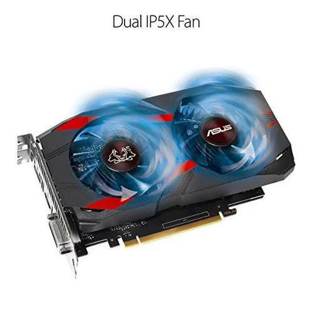 Alt view image 4 of 5 - ASUS Geforce GTX 1050 OC Edition 2GB GDDR5 DVI-D HDMI DP 1.4 Gaming Graphics Card Graphic Cards CERBERUS-GTX1050-O2G