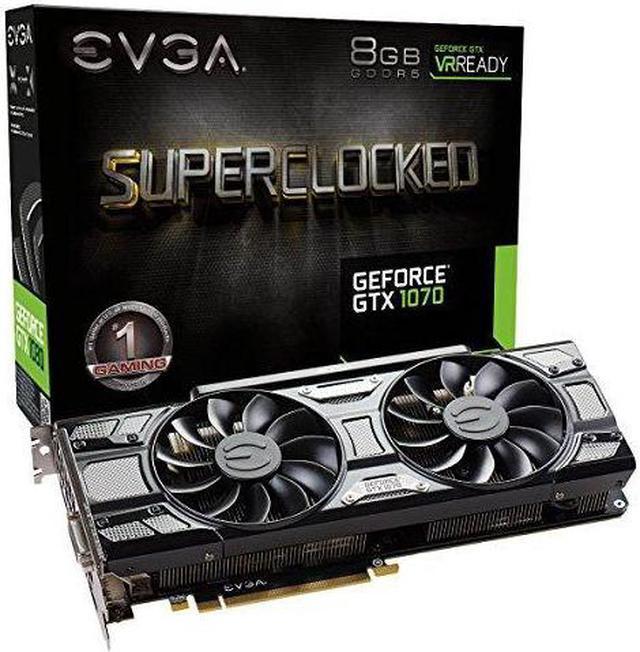 EVGA GeForce GTX 1070 SC GAMING ACX 3.0 Black Edition, 8GB GDDR5