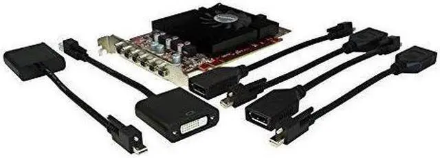 Alt view image 2 of 7 - VisionTek Radeon 7750 2GB GDDR5 6M (6x MiniDP) - 900614