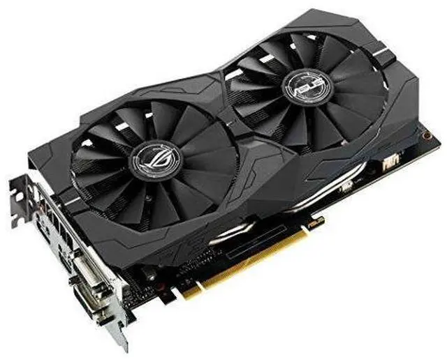 Alt view image 3 of 7 - ASUS Geforce GTX 1050Ti 4GB ROG STRIX OC Edition HDMI 2.0 DP 1.4 Gaming Graphics Card (STRIX-GTX1050TI-O4G-GAMING) Graphic Cards