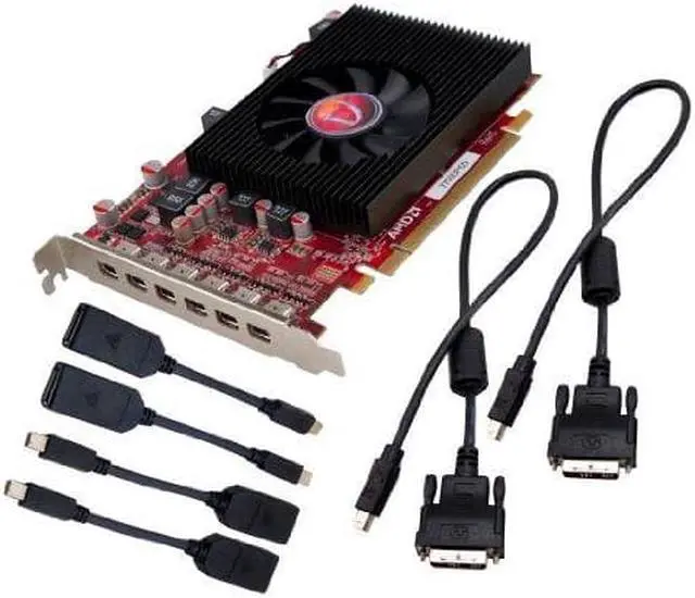 Alt view image 4 of 7 - VisionTek Radeon 7750 2GB GDDR5 6M (6x MiniDP) - 900614