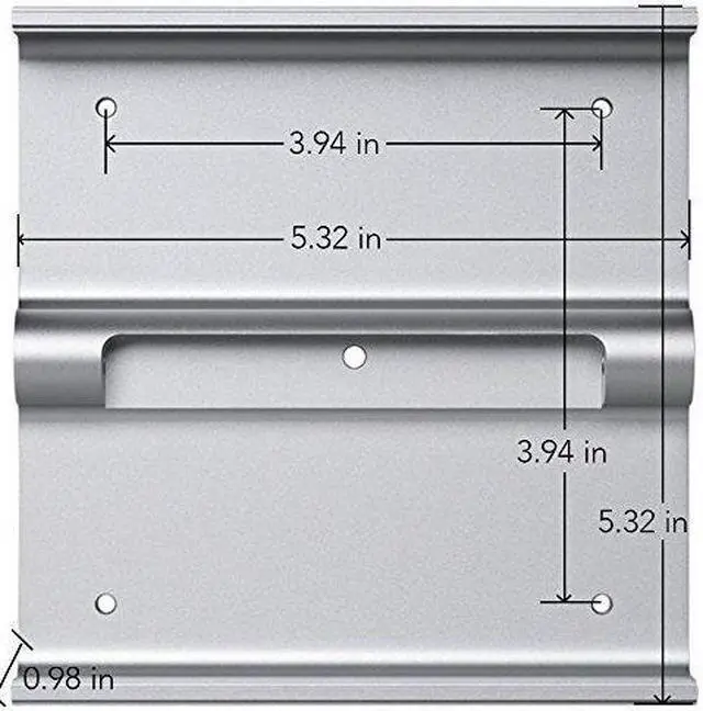 Alt view image 7 of 17 - Amer Mounts 100x100 Monitor Mount Adapter Kit for iMac and LED Cinema or Apple Thunderbolt Display