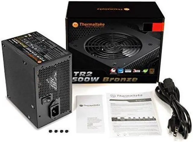 Alt view image 6 of 7 - Thermaltake TR2 500W 80+ Bronze ATX 12V 2.4/EPS 12V 2.92 Power Supply PS-TR2-0500NPCBUS-B
