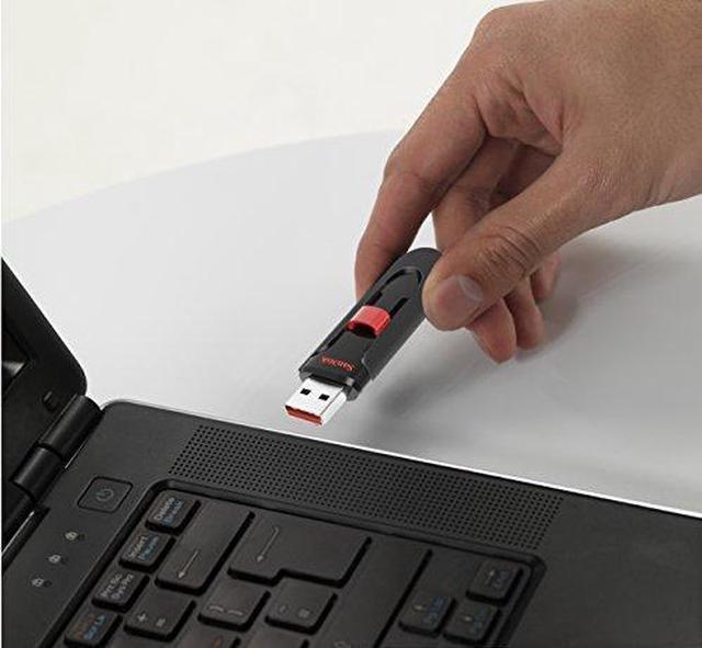 Alt view image 6 of 7 - SanDisk Cruzer Glide CZ60 128GB USB 2.0 Flash Drive- SDCZ60-128G-B35