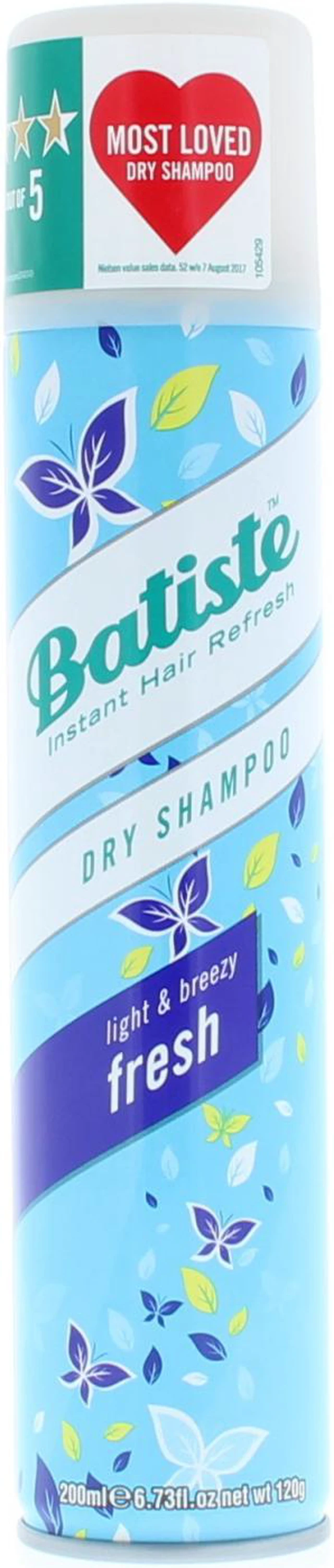 Main image of Batiste Instant Hair Refresh Dry Shampoo Light & Breezy Fresh 200ml/6.73oz