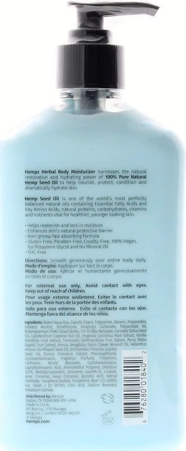 Alt view image 9 of 15 - Hempz Triple Moisture Herbal Whipped Body Cr me 110-2144-03
