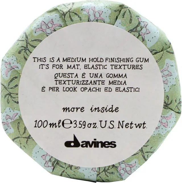 Alt view image 11 of 11 - Davines More Inside Medium Hold Finishing Gum 3.3oz