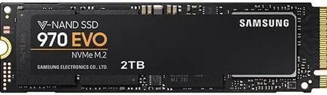 Alt view image 7 of 11 - SAMSUNG 970 EVO M.2 2280 2TB PCIe Gen 3.0 x4, NVMe 1.3 V-NAND 3-bit MLC Internal Solid State Drive (SSD) MZ-V7E2T0E, Bulk