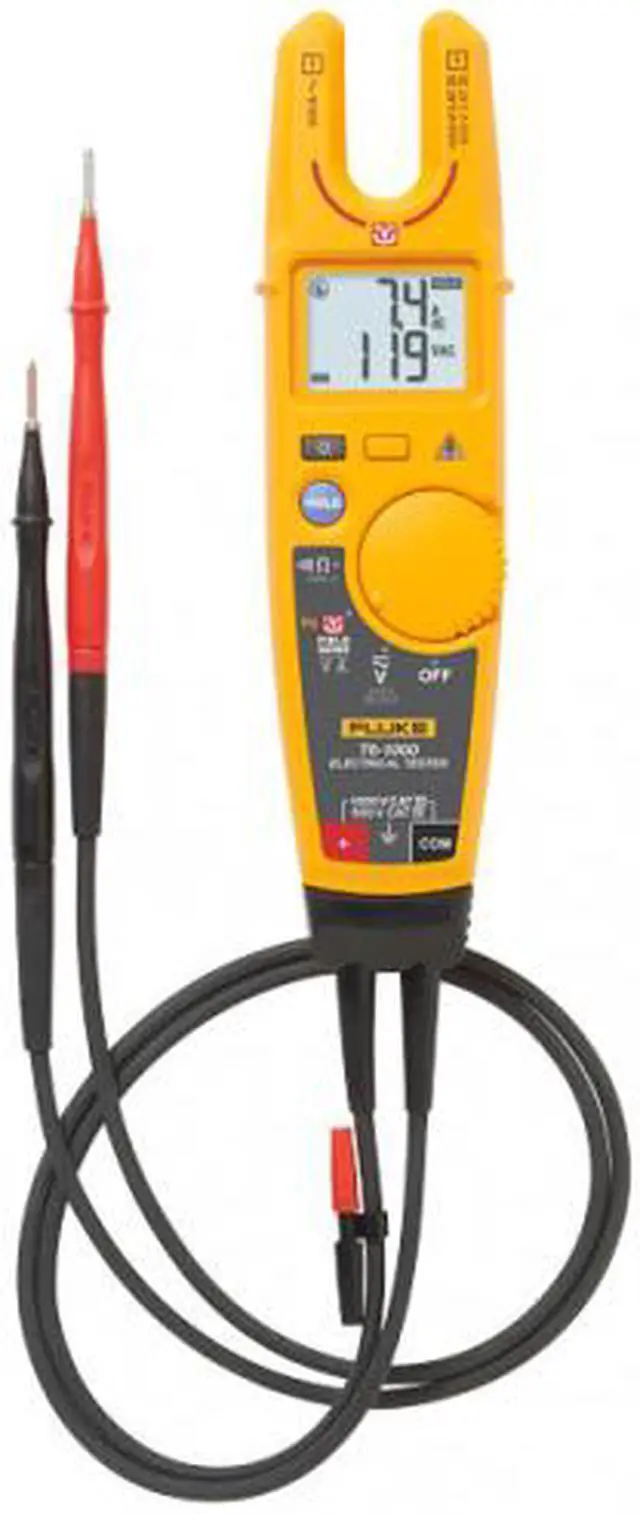 Alt view image 2 of 7 - Fluke - T6-1000 - T6-1000 - Handheld Digital Multimeter, AC Current, AC/DC Voltage, Continuity, Frequency, Resistance, 3.5