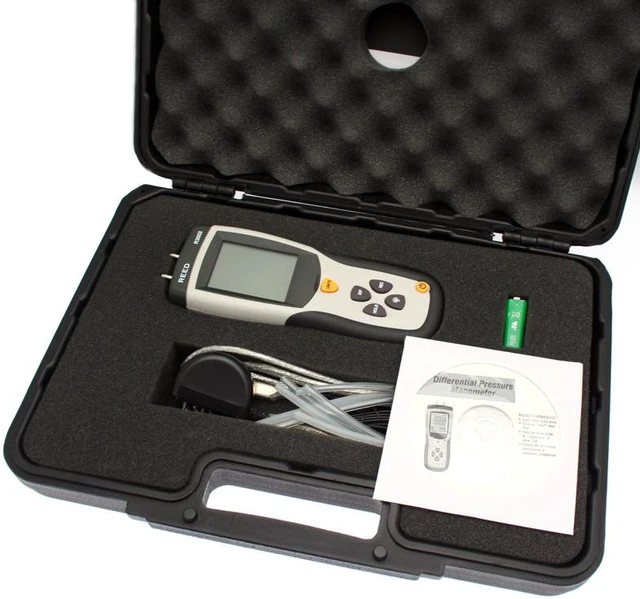 Reed R3001 REED Instruments R3001 Pitot Tube Anemometer / Differential Manometer ...