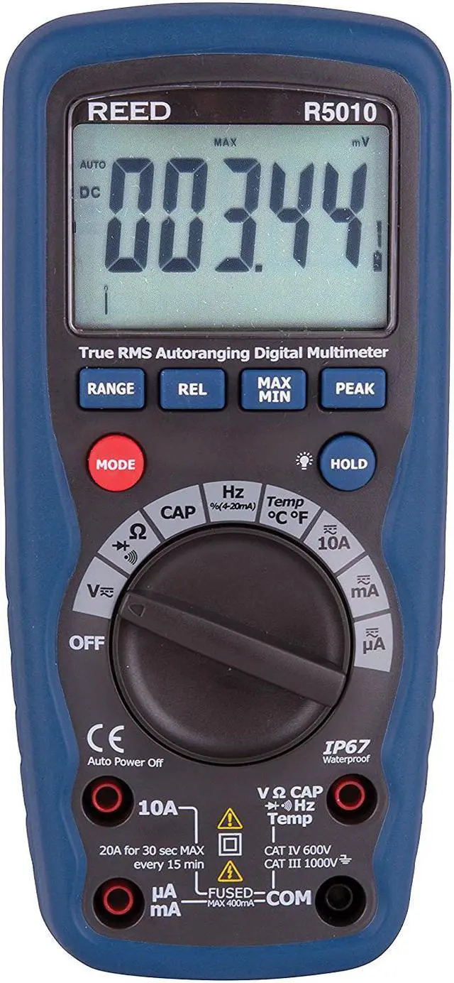 Main image of REED Instruments R5010 True RMS Digital Multimeter