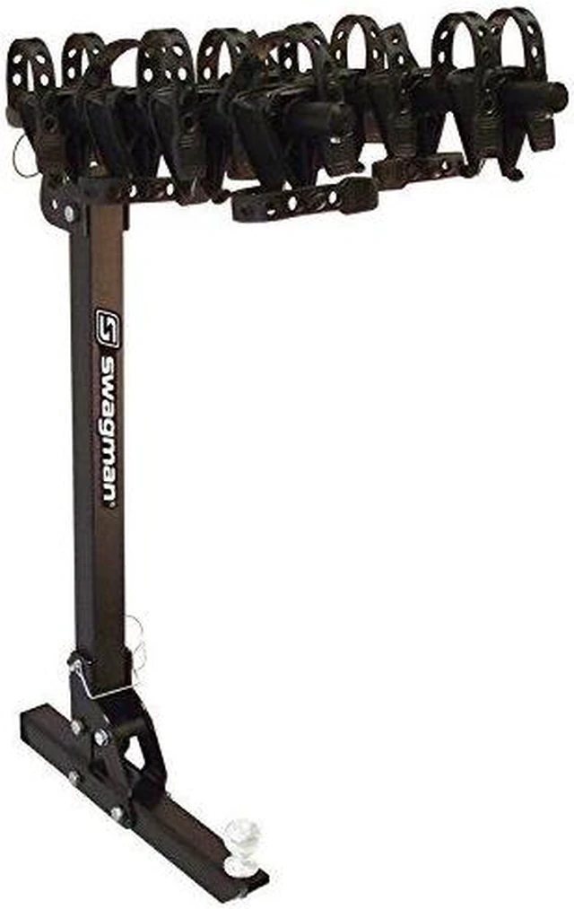 Alt view image 4 of 7 - Swagman Trailhead 4 Non-Folding Bike Rack Hitch Rack (2 inch & 1 1/4 inch Receiver) - 63381