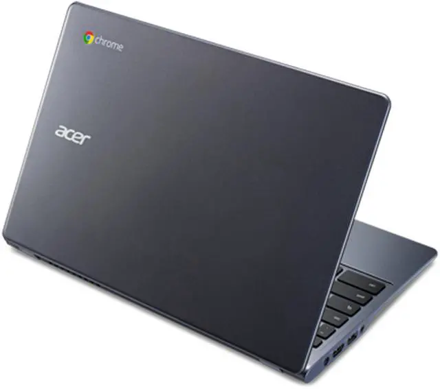 Alt view image 4 of 9 - Acer C720-2844 Celeron 2955U Dual-Core 1.4GHz 4GB 16GB SSD 11.6" LED Chromebook Chrome OS w/Cam & BT