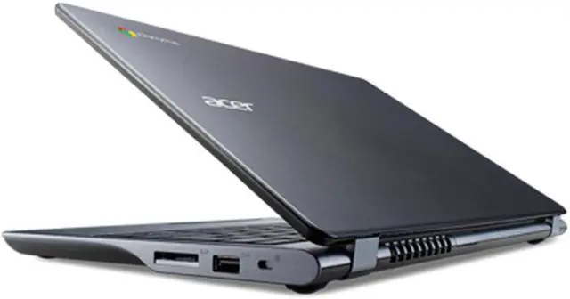 Alt view image 6 of 9 - Acer C720-2844 Celeron 2955U Dual-Core 1.4GHz 4GB 16GB SSD 11.6" LED Chromebook Chrome OS w/Cam & BT