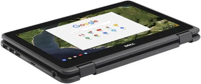Alt view image 4 of 11 - Dell Chromebook 11 - 3189 Intel Celeron N3060 X2 1.6GHz 4GB 16GB 11.6" Touch, Black