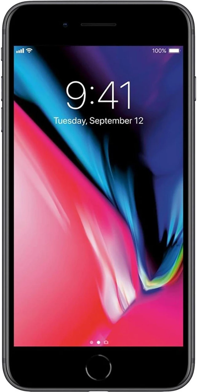 Alt view image 3 of 7 - Apple Iphone 8 64GB / 2GB - ONLY AT&T - SPACE GRAY COLOR - Grade B (7/10) Quality - 2 days of Delivery